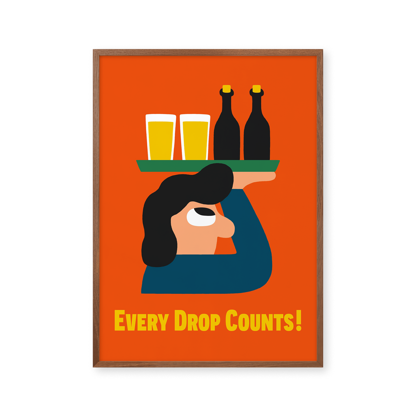 Every Drop Counts Sally - Orange