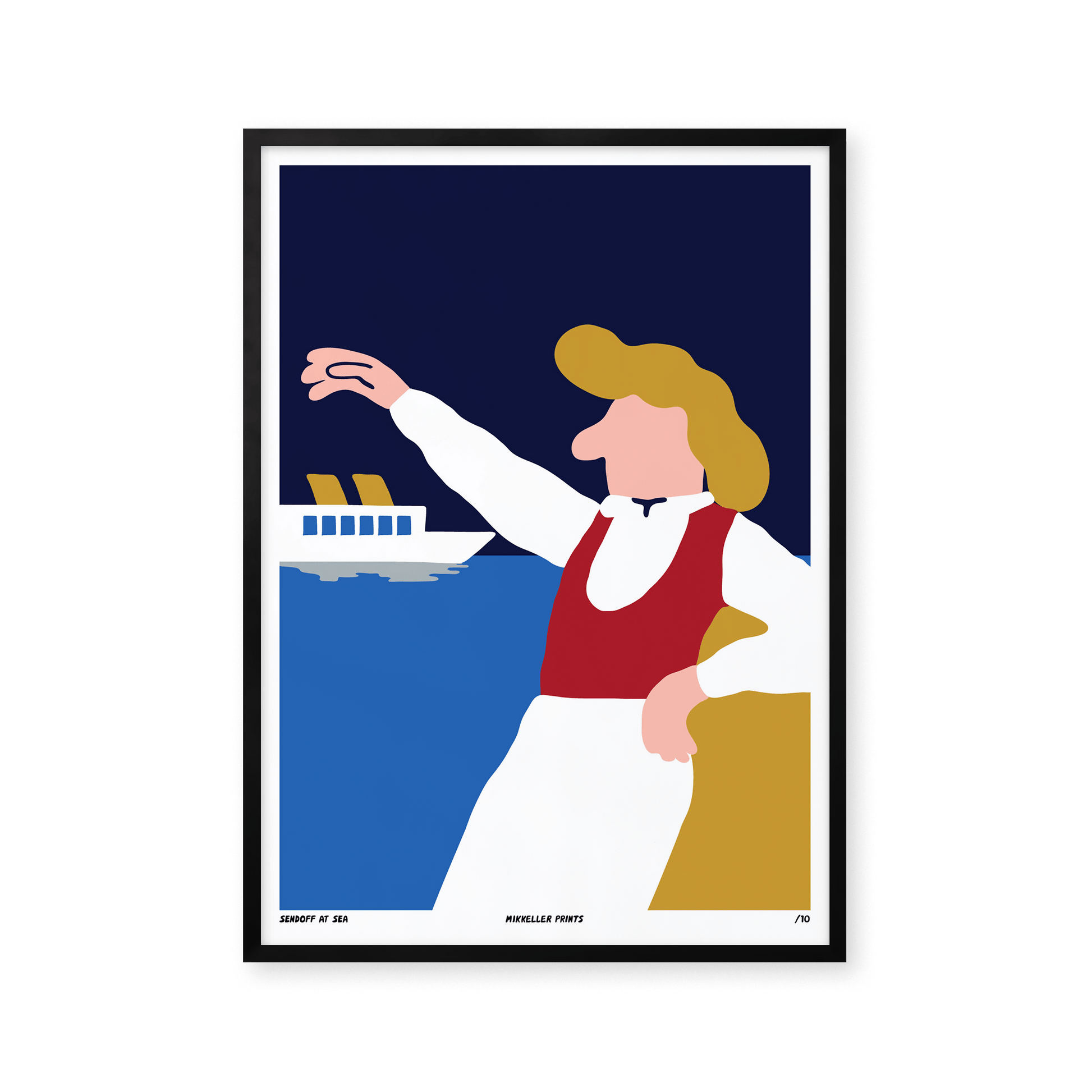 Mikkeller Prints Poster 50x70 Sendoff at sea