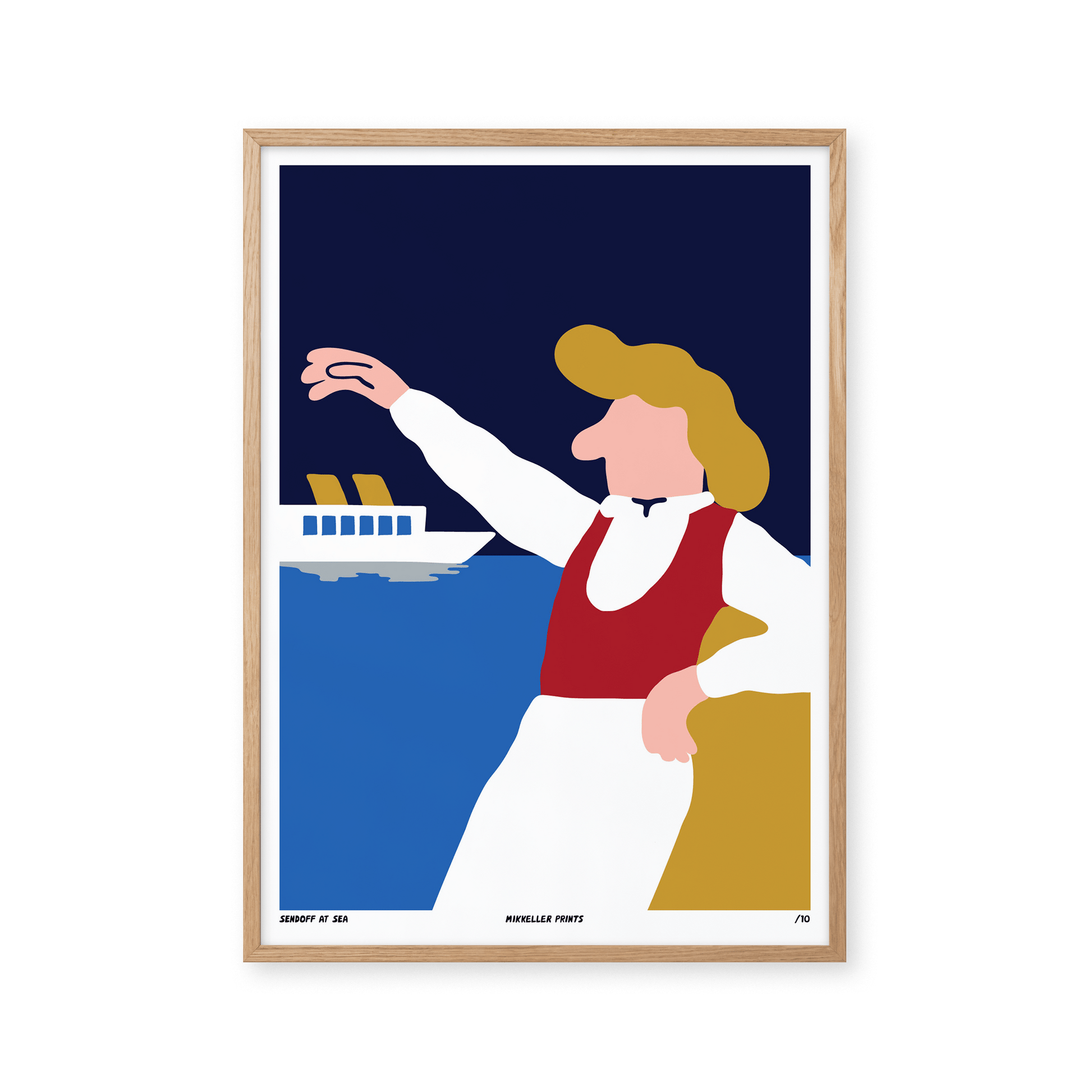 Mikkeller Prints Poster 50x70 Sendoff at sea