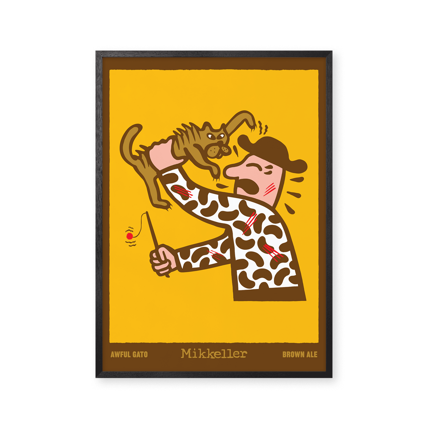 Mikkeller Prints Poster Awful Gato