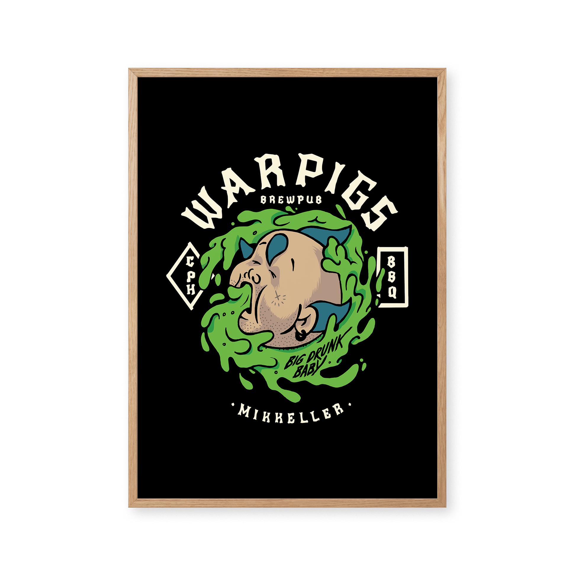 Mikkeller Prints Poster BIG DRUNK BABY