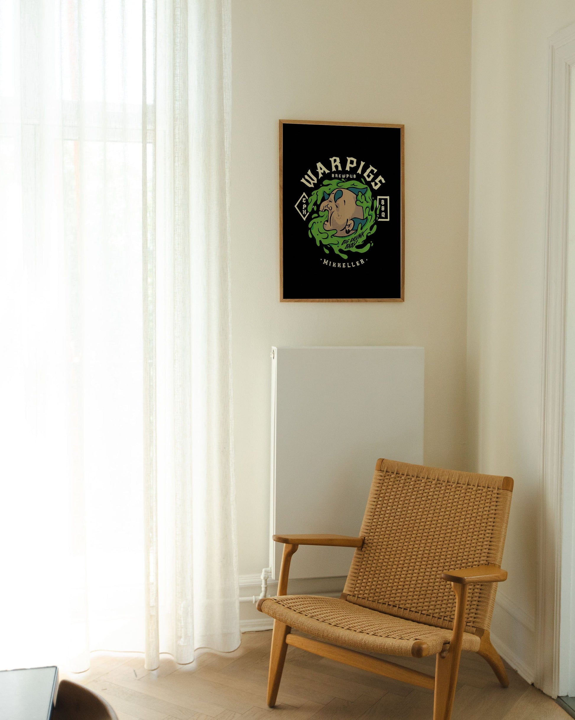 Mikkeller Prints Poster BIG DRUNK BABY