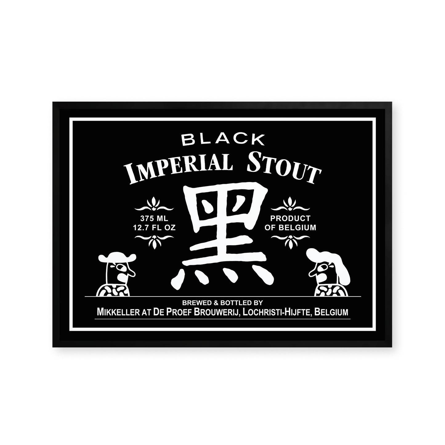 Mikkeller Prints Poster Black