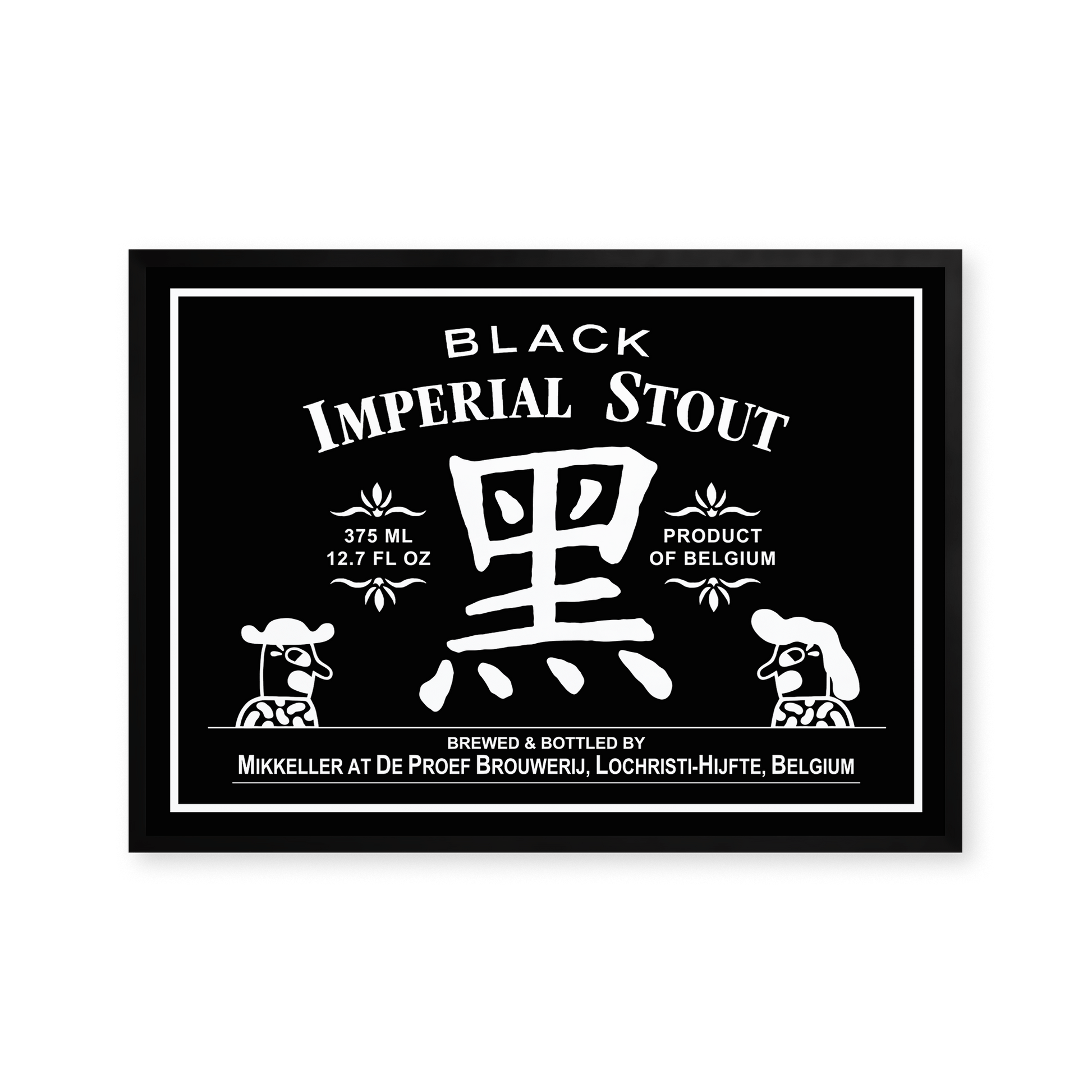 Mikkeller Prints Poster Black