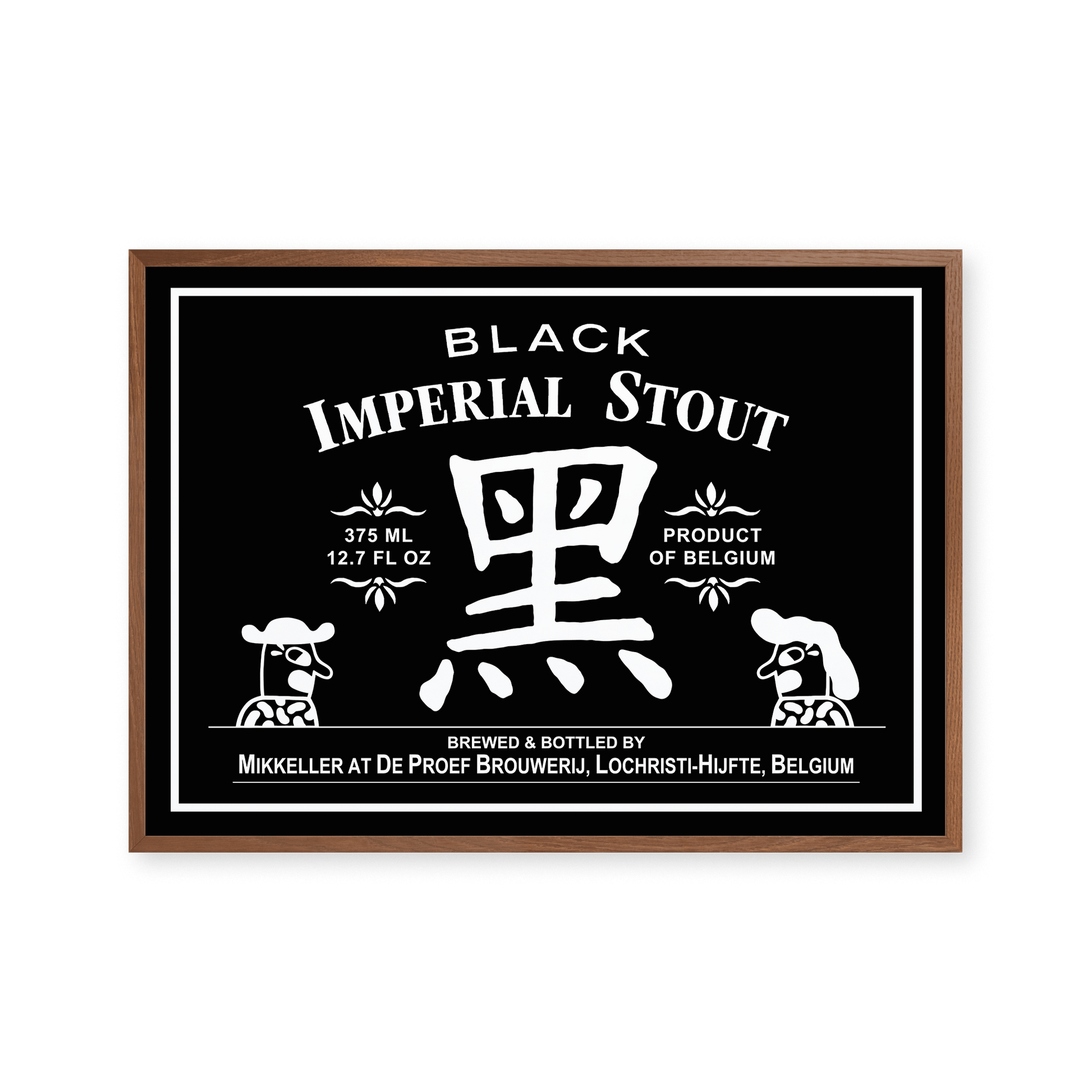 Mikkeller Prints Poster Black