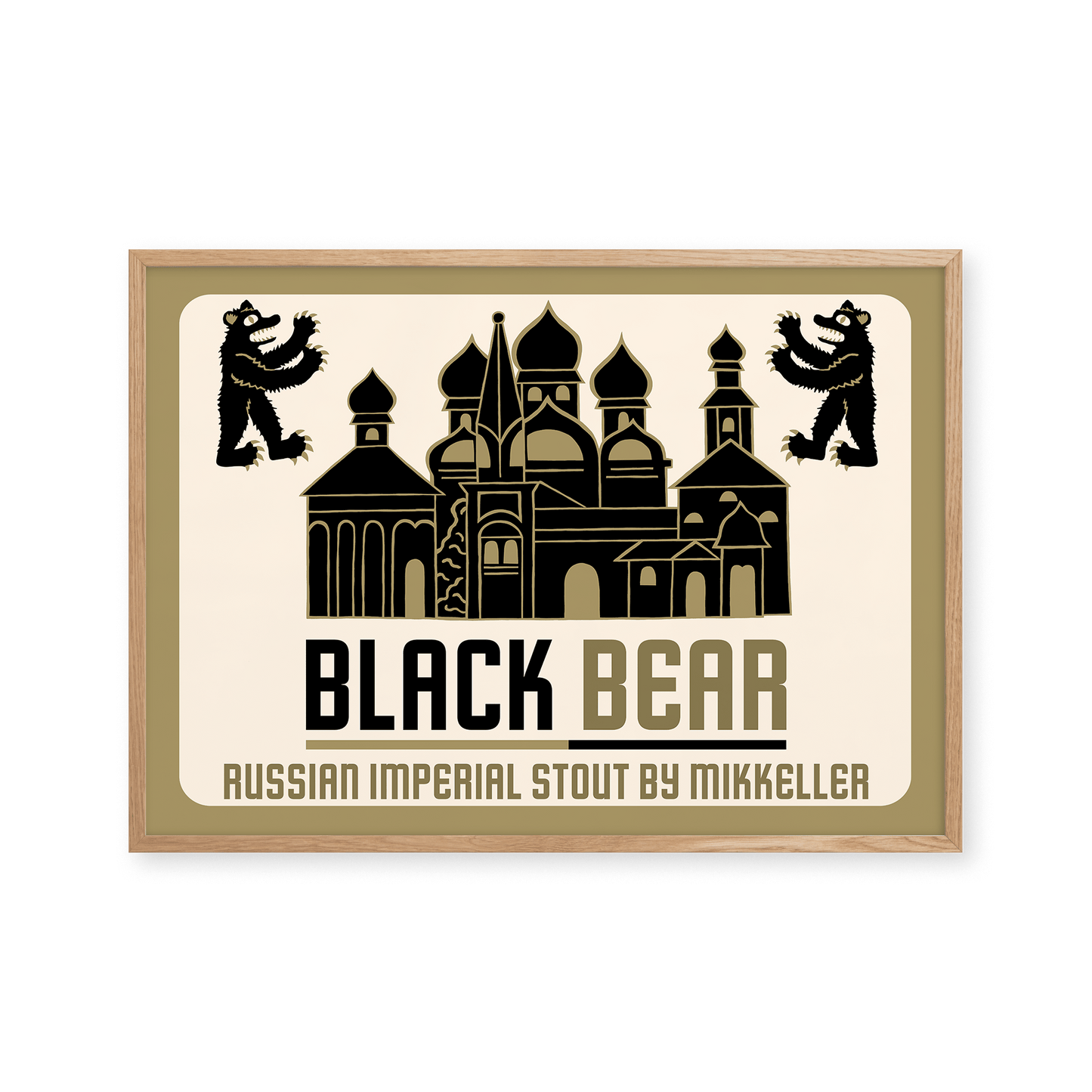 Mikkeller Prints Poster Black Bear