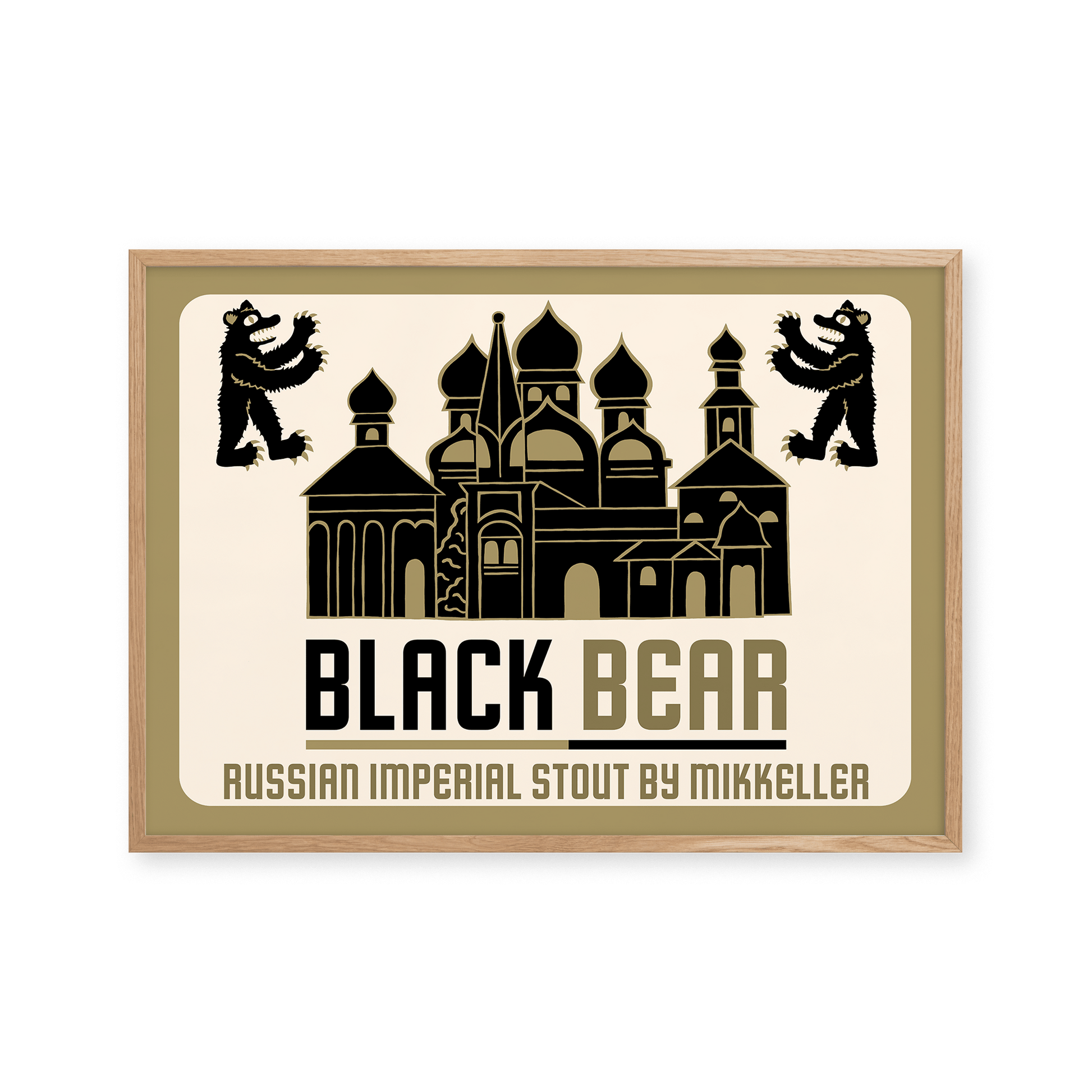 Mikkeller Prints Poster Black Bear