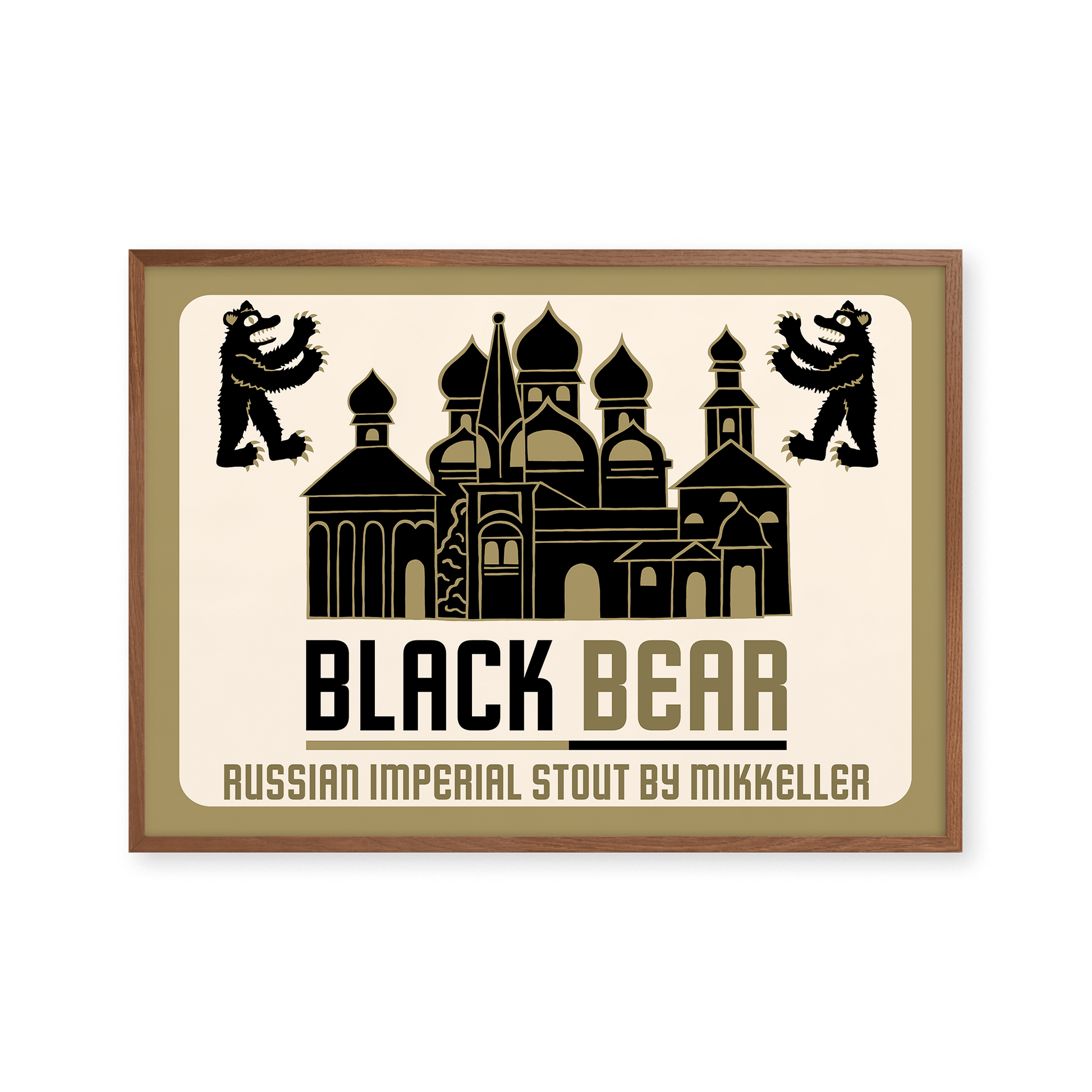 Mikkeller Prints Poster Black Bear