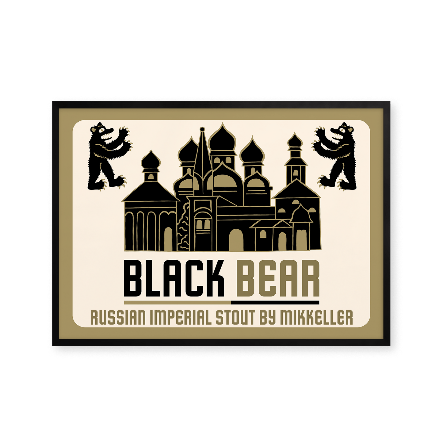 Mikkeller Prints Poster Black Bear