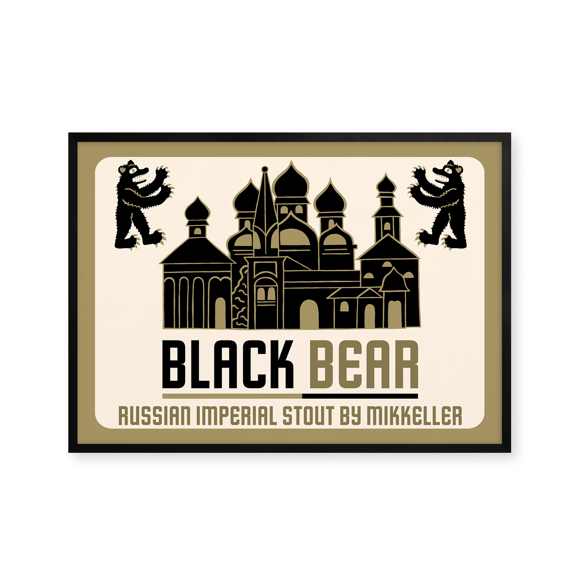 Mikkeller Prints Poster Black Bear