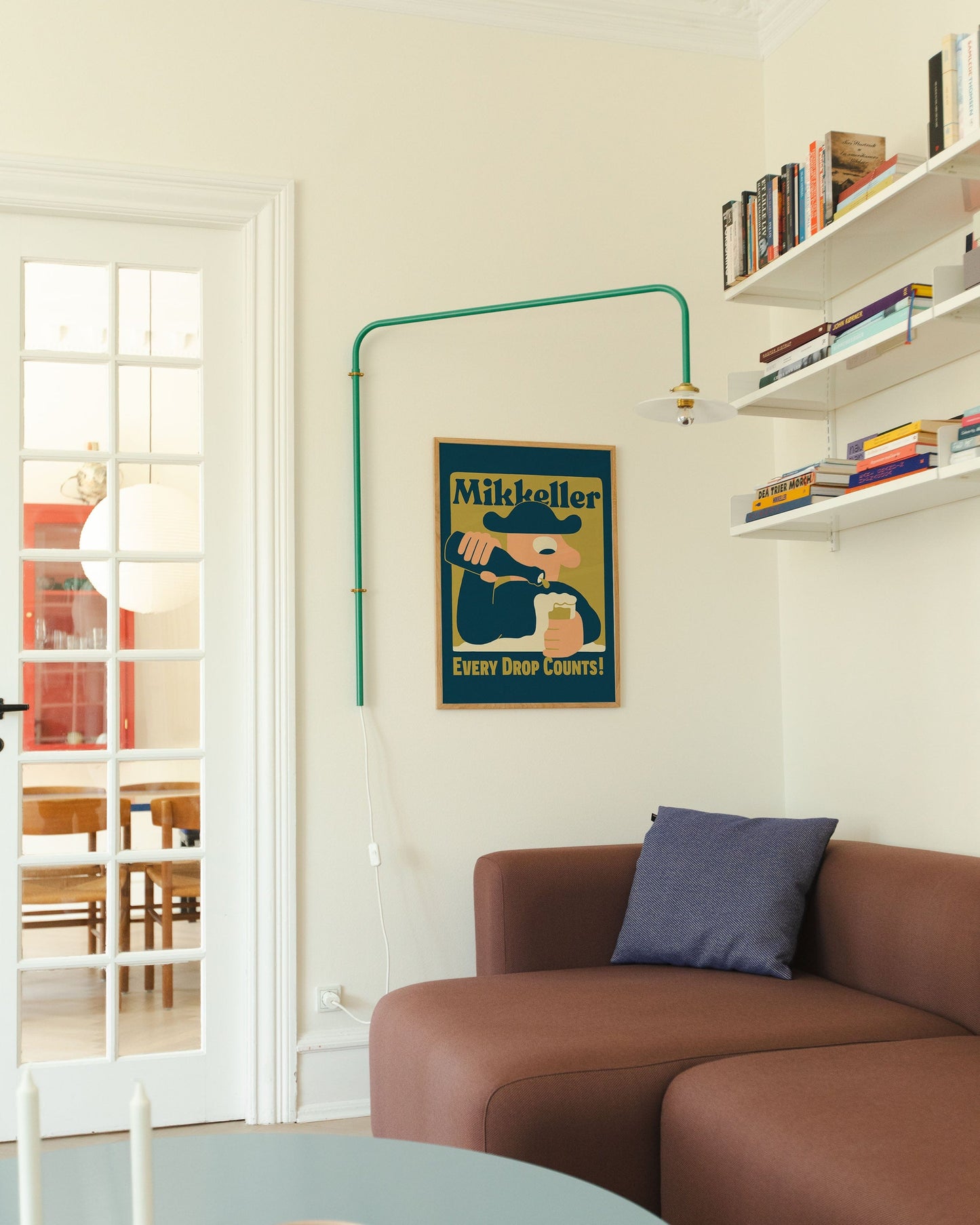 Mikkeller Prints Poster Every Drop Counts - Blue