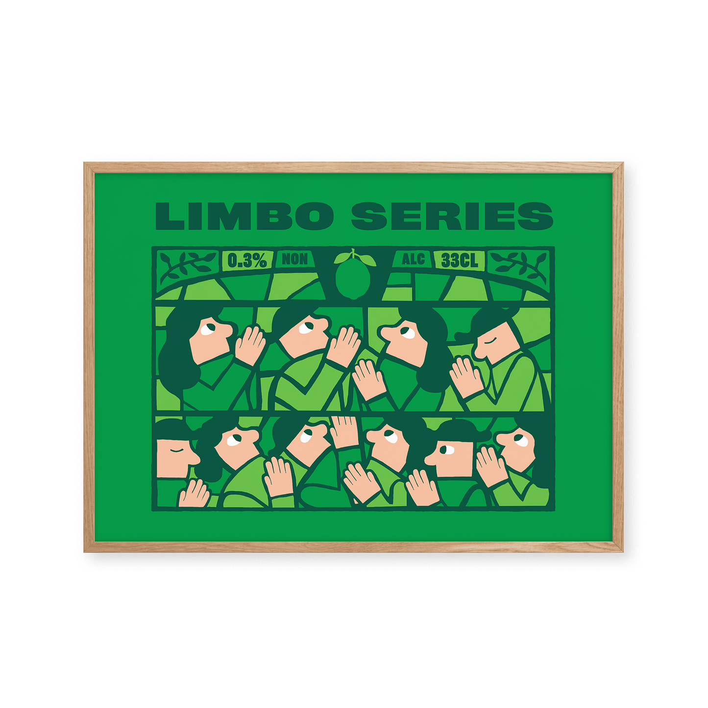 Mikkeller Prints Poster Limbo Series Lime