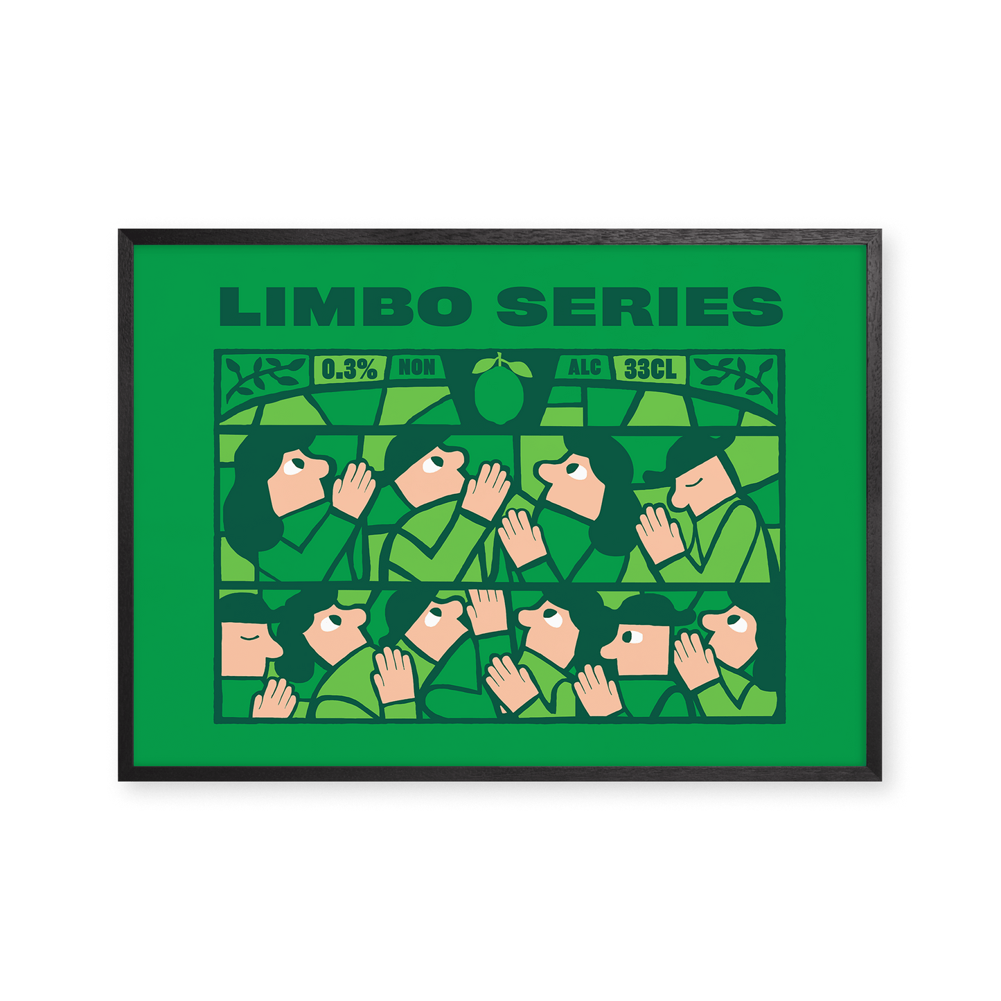 Mikkeller Prints Poster Limbo Series Lime