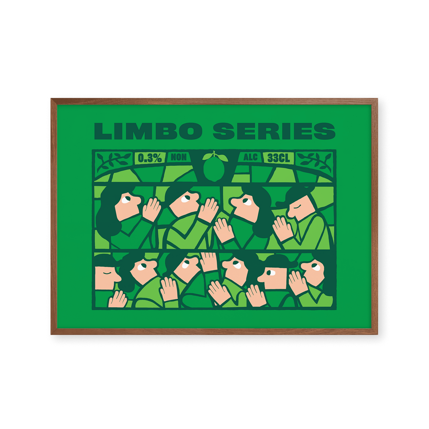 Mikkeller Prints Poster Limbo Series Lime