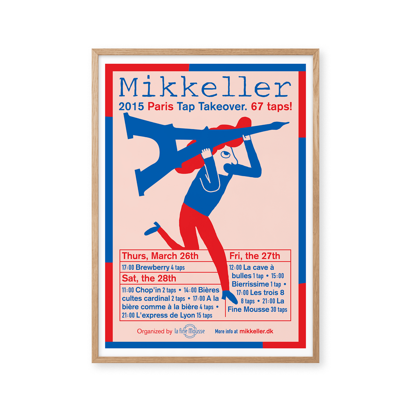 Mikkeller Prints Poster Paris Tap Takeover