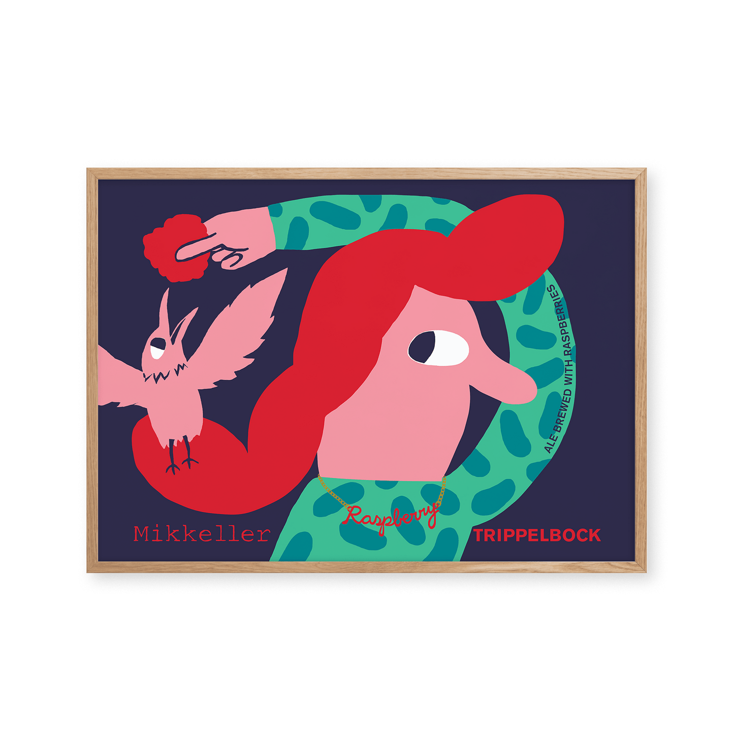 Mikkeller Prints Poster Raspberry Trippelbock