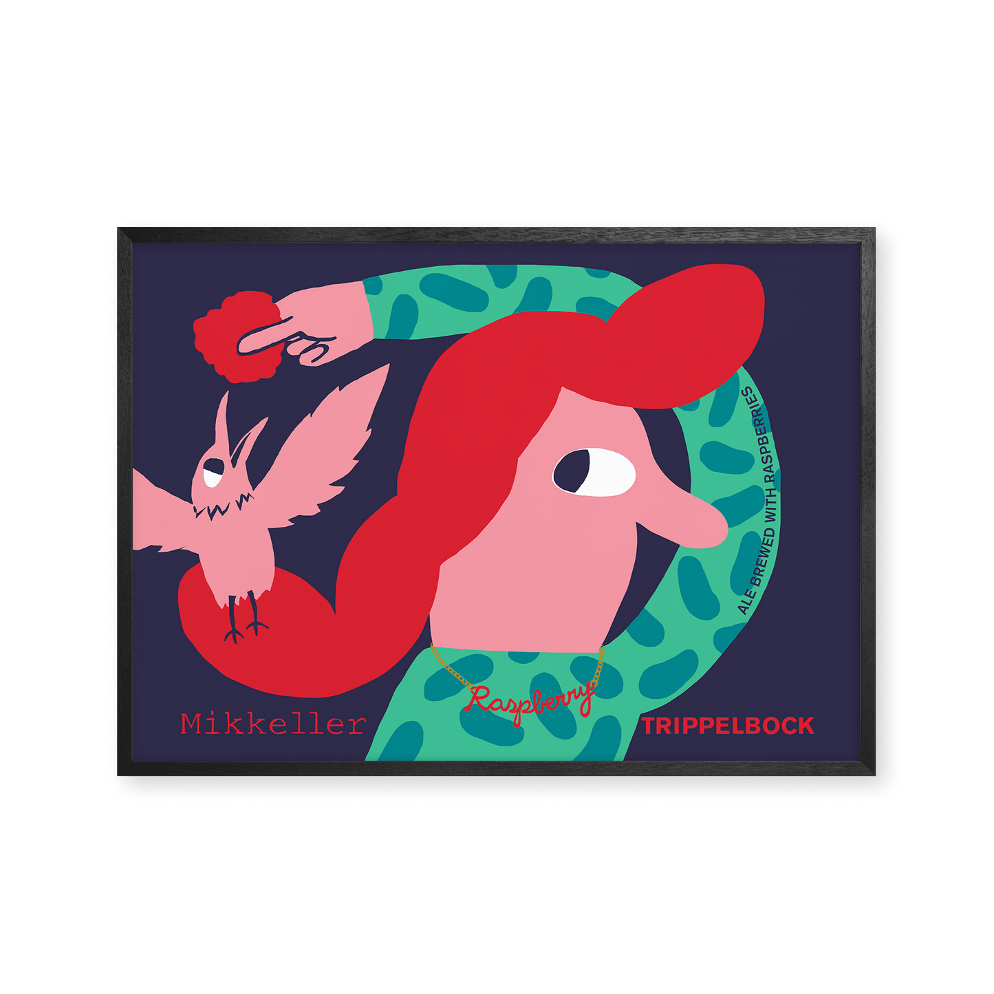 Mikkeller Prints Poster Raspberry Trippelbock