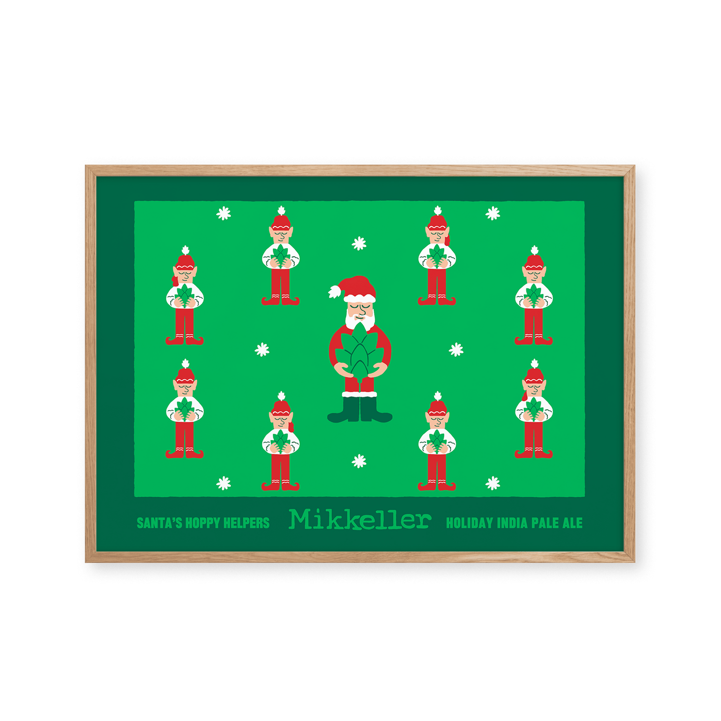 Mikkeller Prints Poster Santas Hoppy Helpers