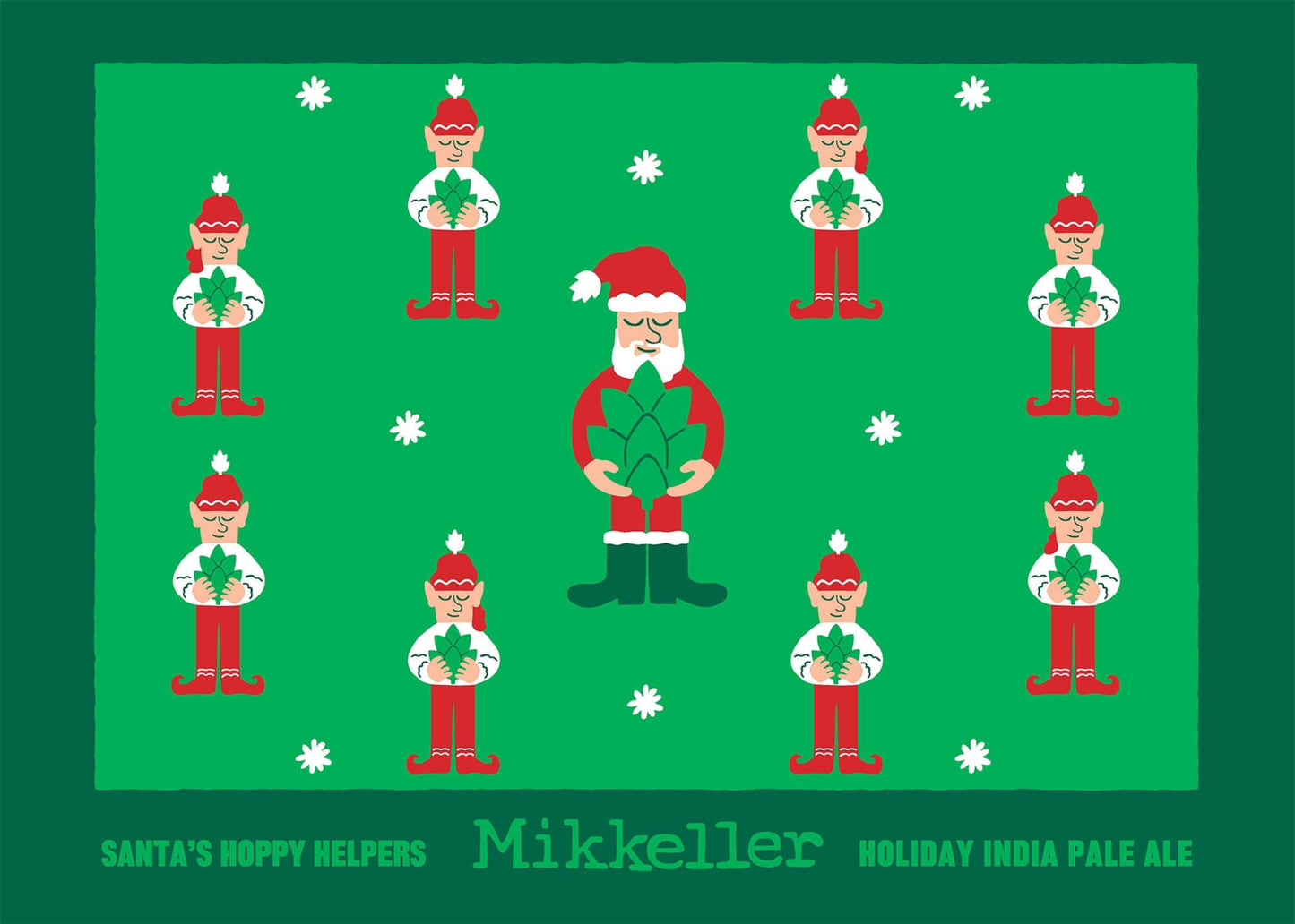 Mikkeller Prints Poster Santas Hoppy Helpers