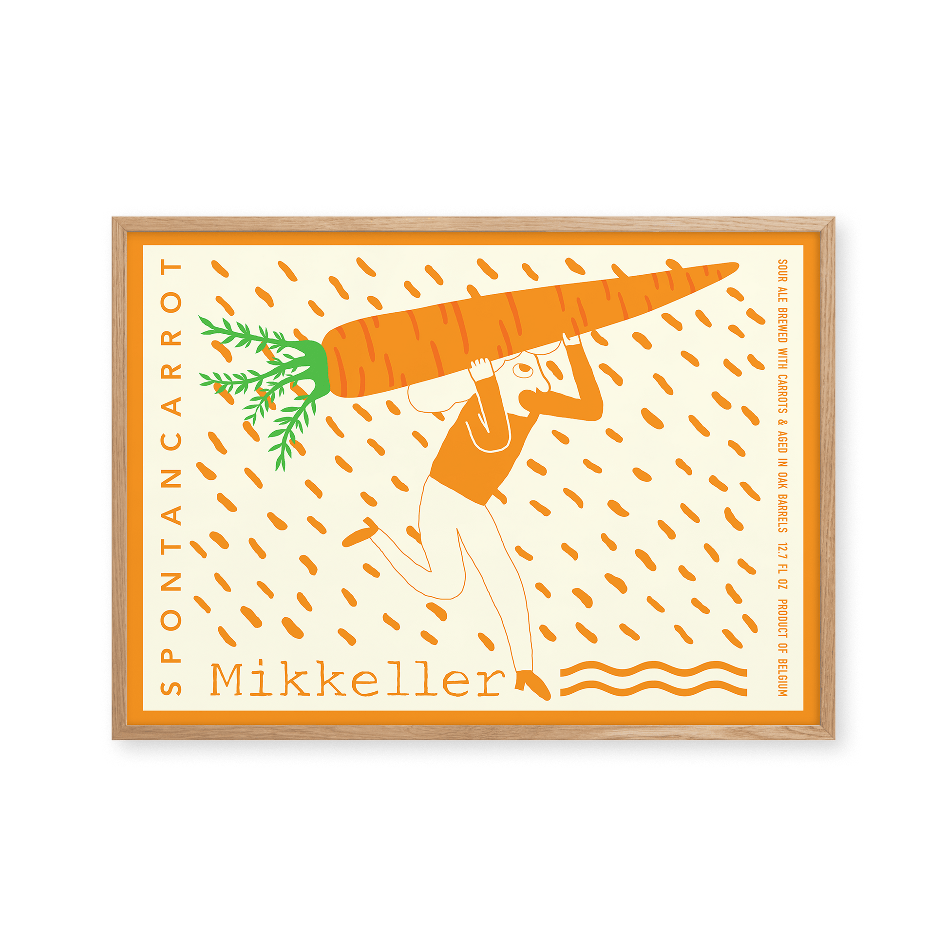 Mikkeller Prints Poster Spontancarrot