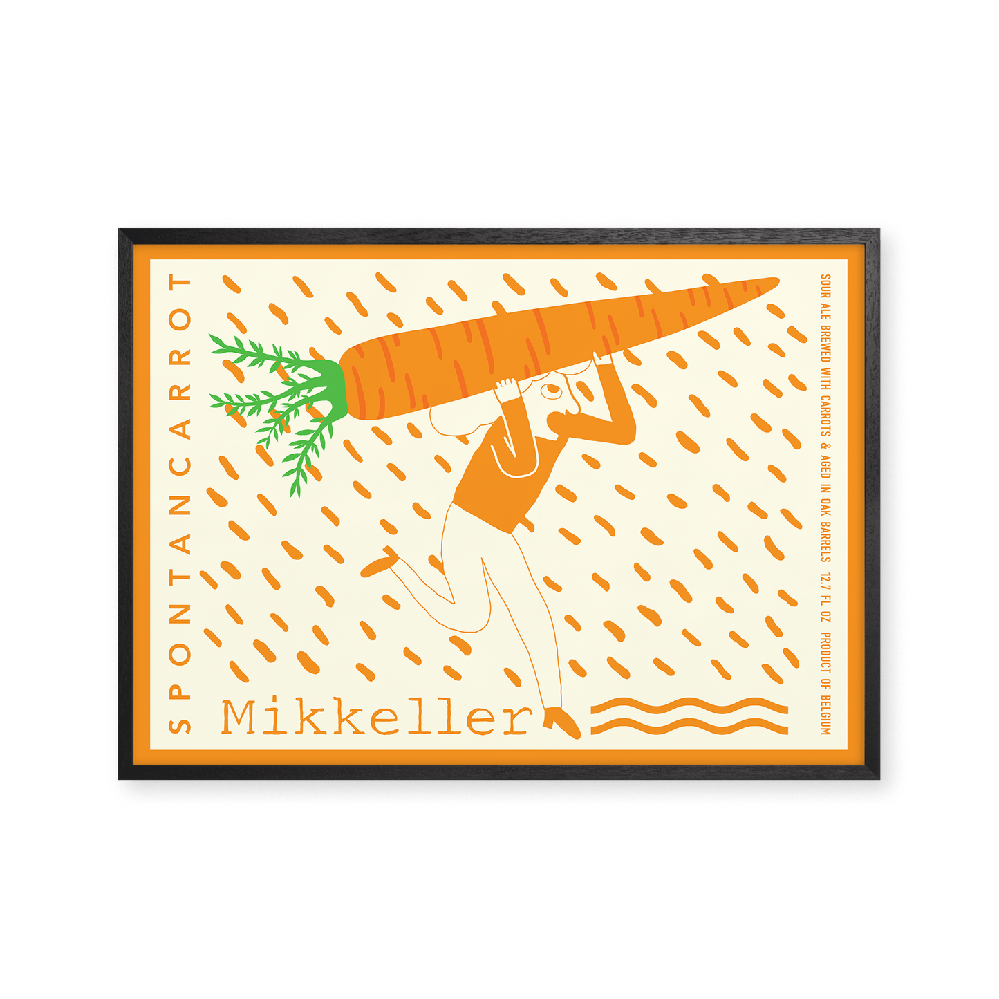 Mikkeller Prints Poster Spontancarrot