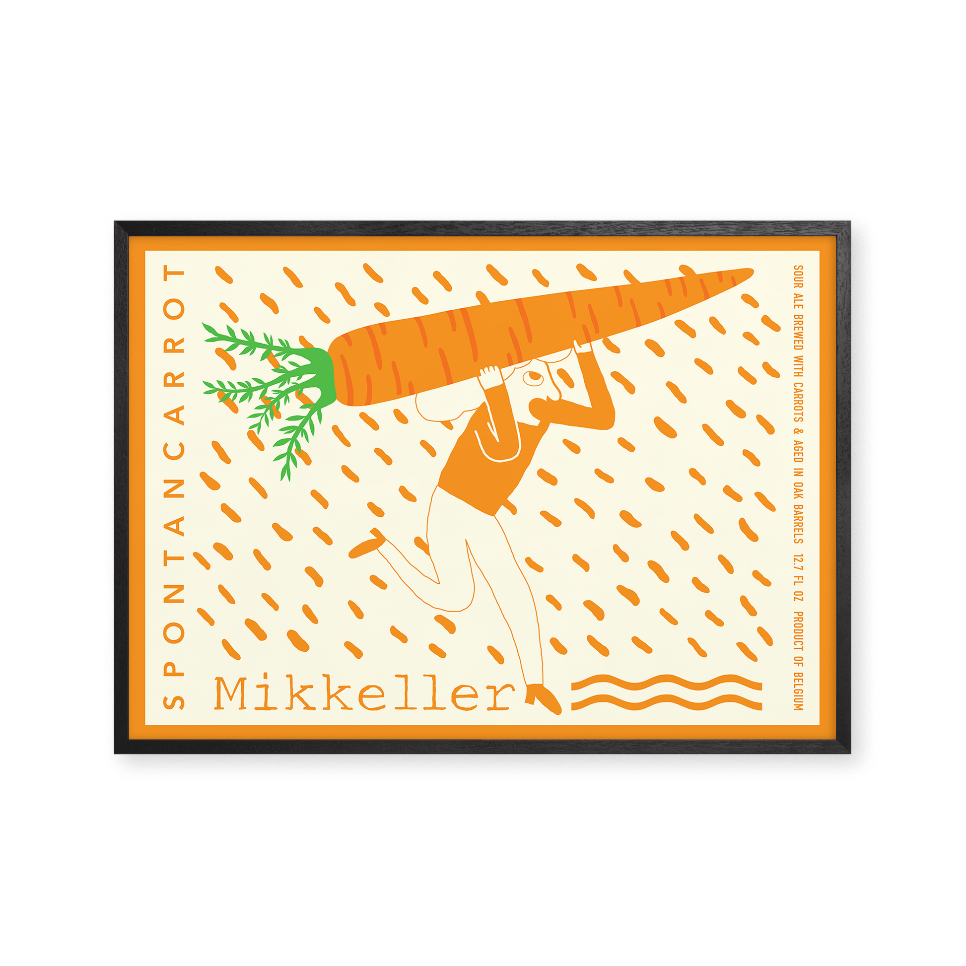 Mikkeller Prints Poster Spontancarrot