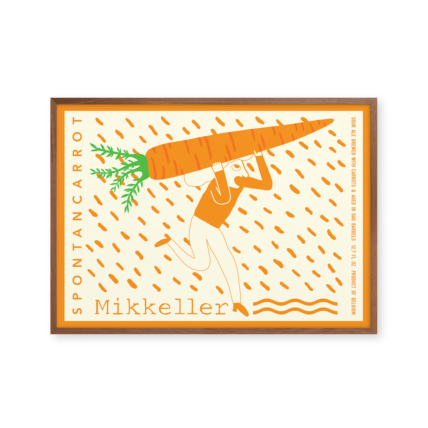 Mikkeller Prints Poster Spontancarrot