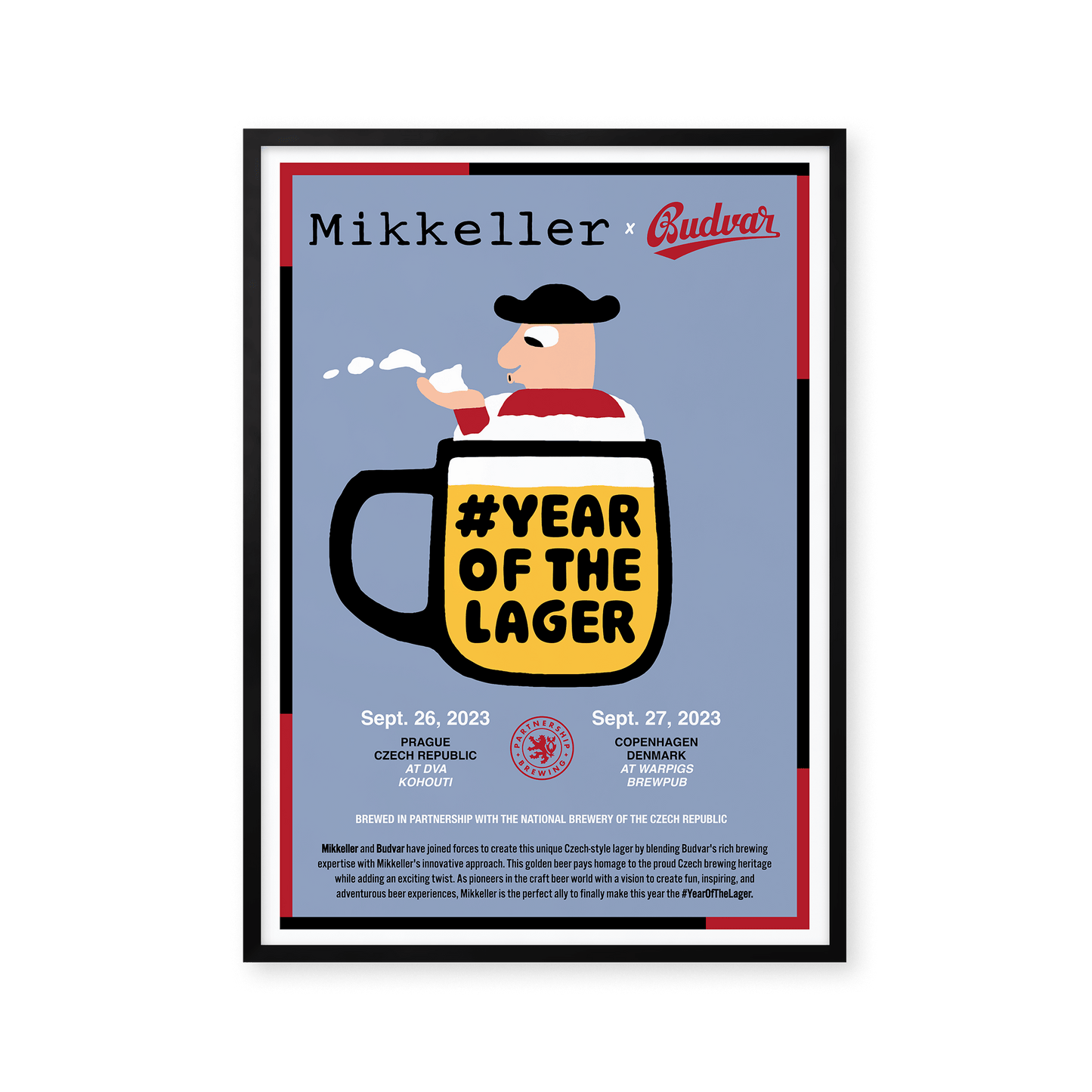 Mikkeller Prints Poster Year of the Lager