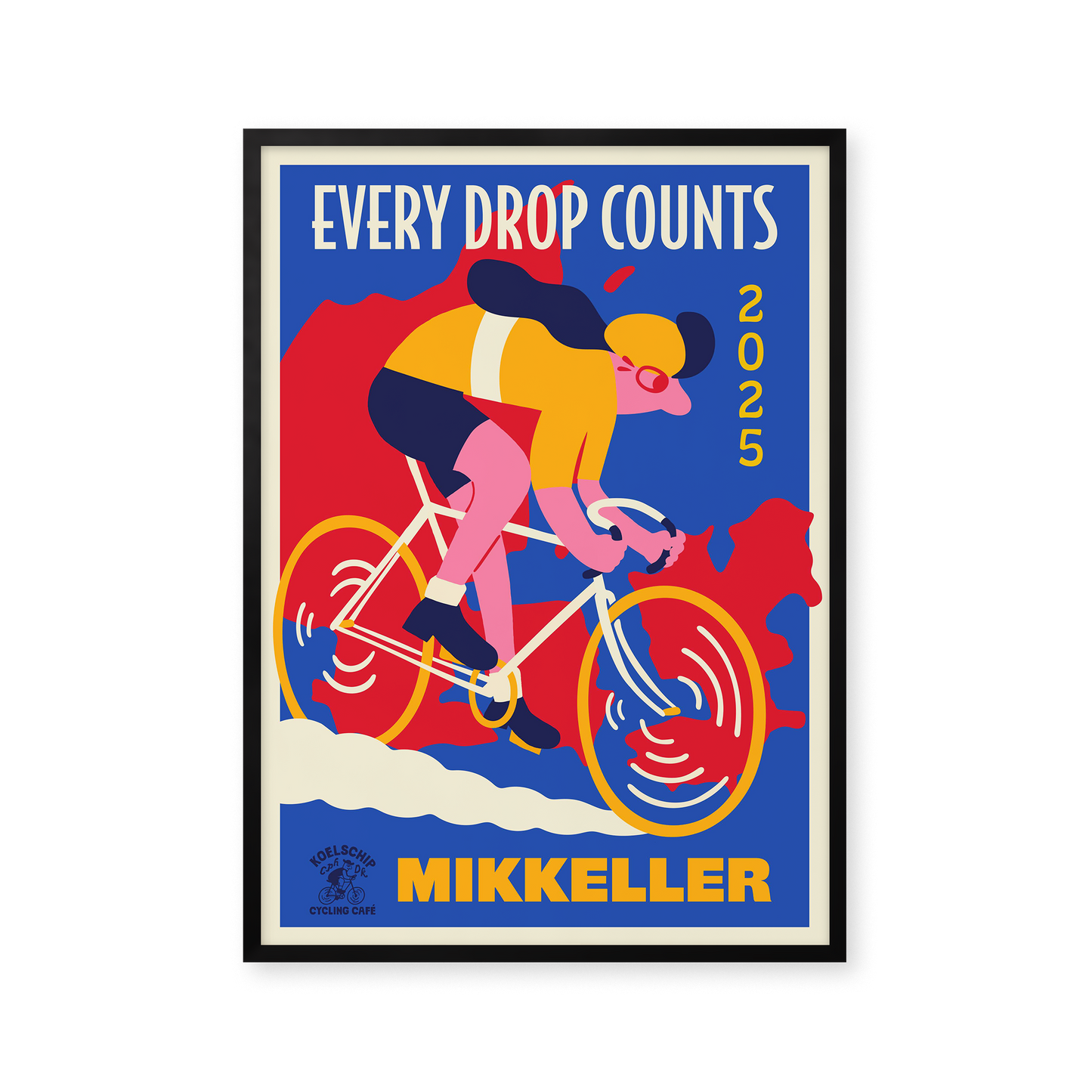 Every Drop Counts Cycling - Dark Blue