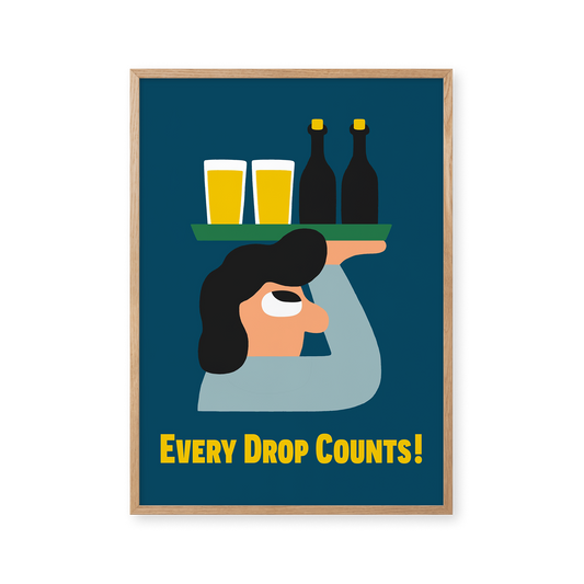 Every Drop Counts Sally - Blue
