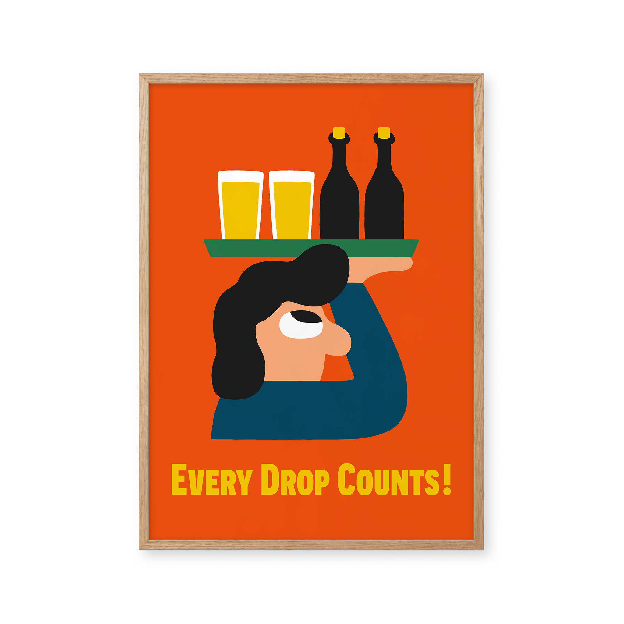 Every Drop Counts Sally Orange Mikkeller Prints 7397