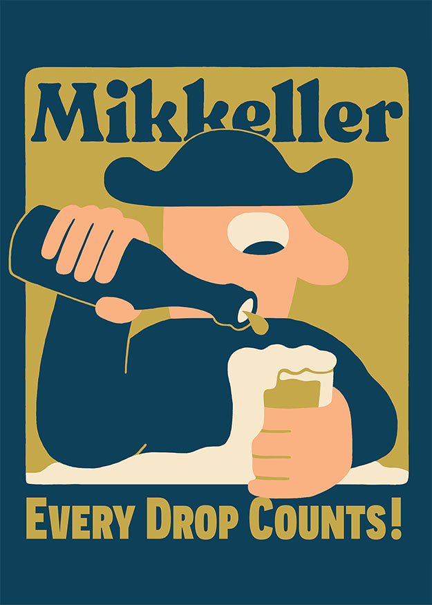 Every Drop Counts - Blue - poster only