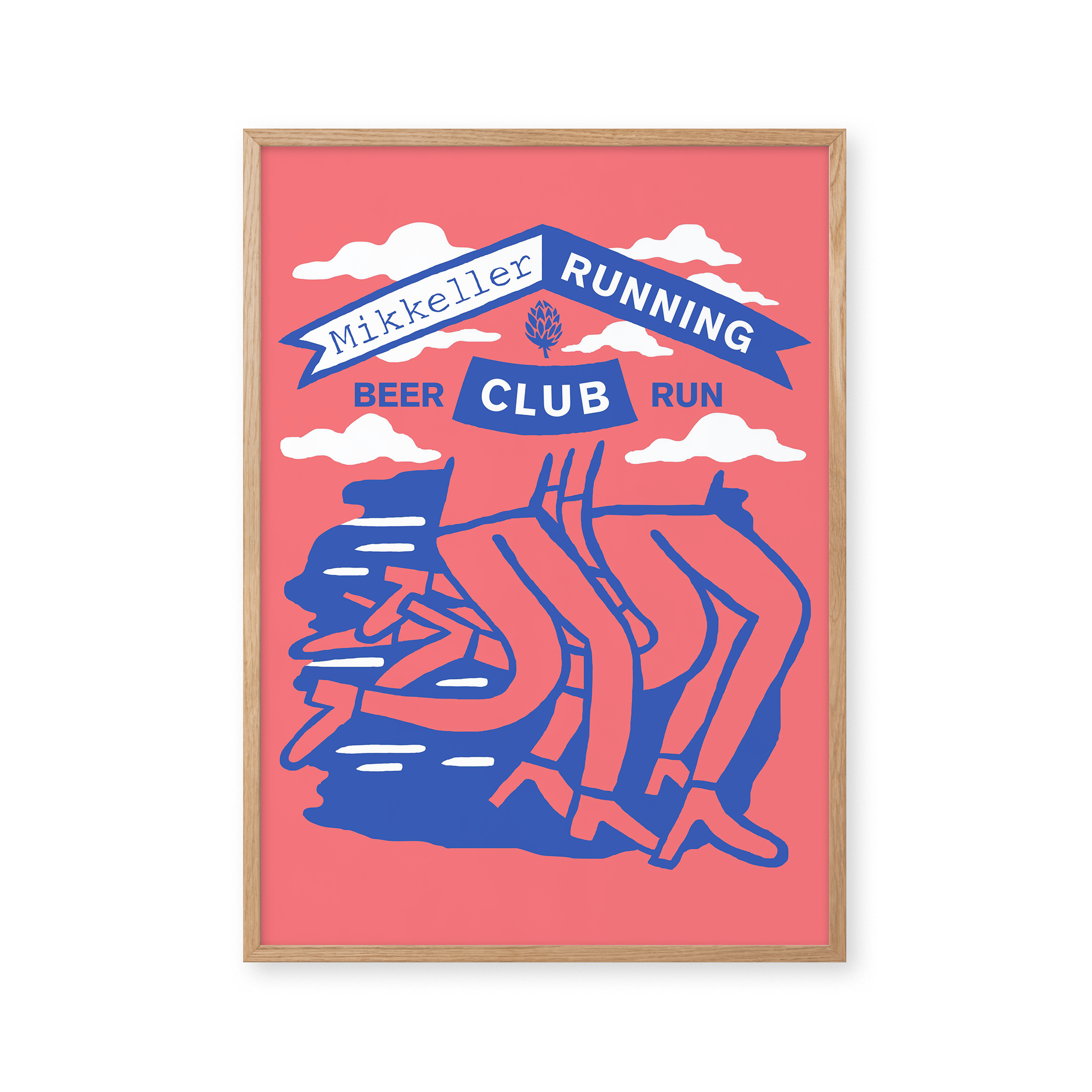 Mikkeller Prints Mikkeller Running Club Oldschool Peach - Mikkeller Prints