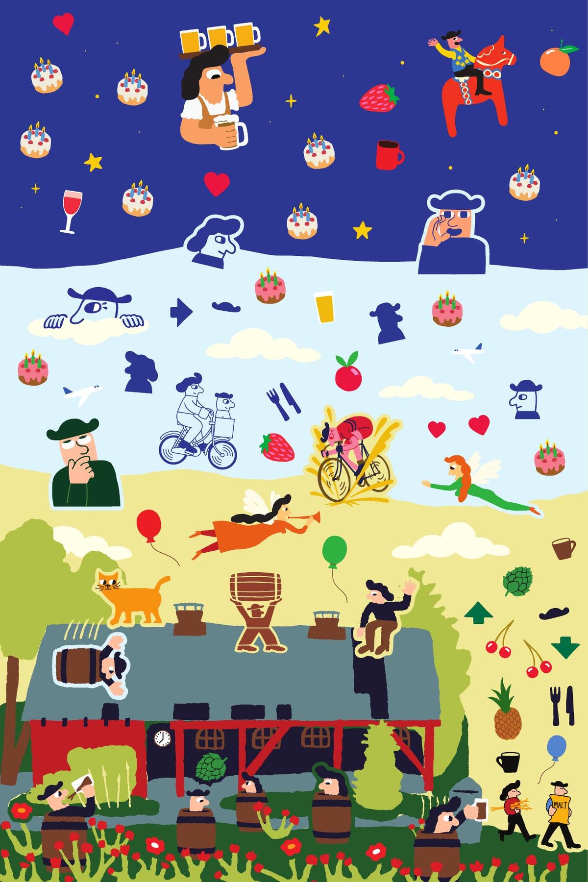 The included Mikkeller sticker sheet