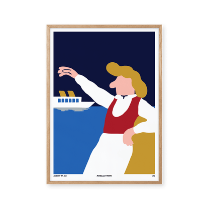 Mikkeller Prints Poster 50x70 Sendoff at sea