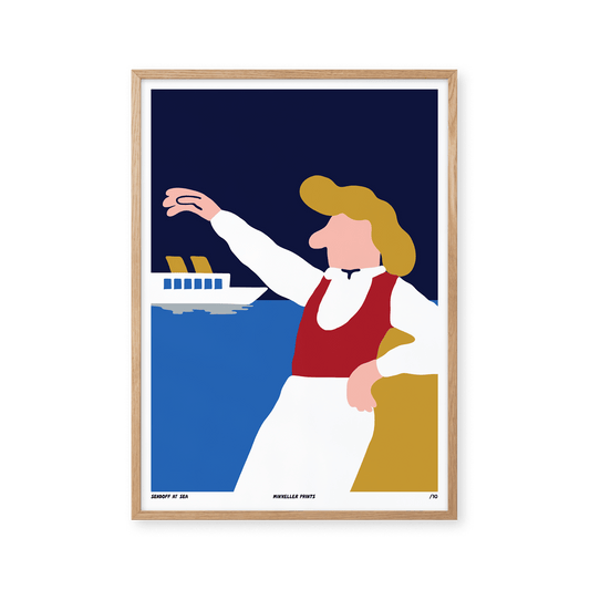 Mikkeller Prints Poster 50x70 Sendoff at sea
