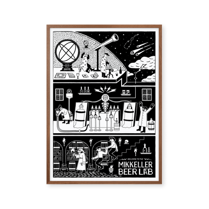 Mikkeller Prints Poster Beer Lab