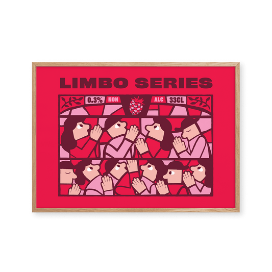 Mikkeller Prints Poster Limbo Series Raspberry