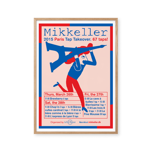 Mikkeller Prints Poster Paris Tap Takeover