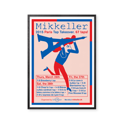 Mikkeller Prints Poster Paris Tap Takeover