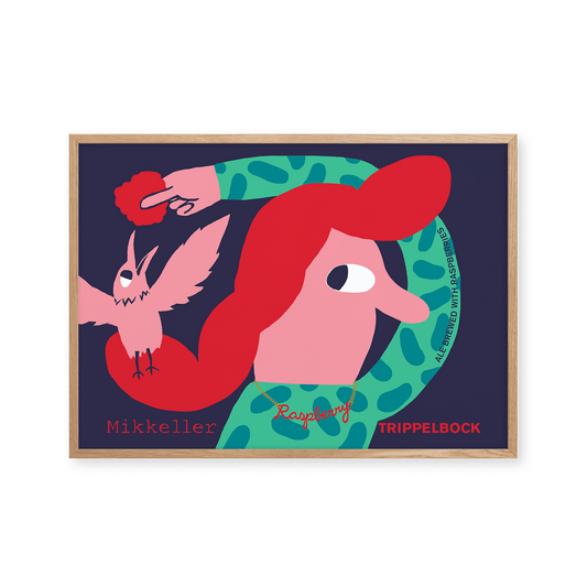 Mikkeller Prints Poster Raspberry Trippelbock