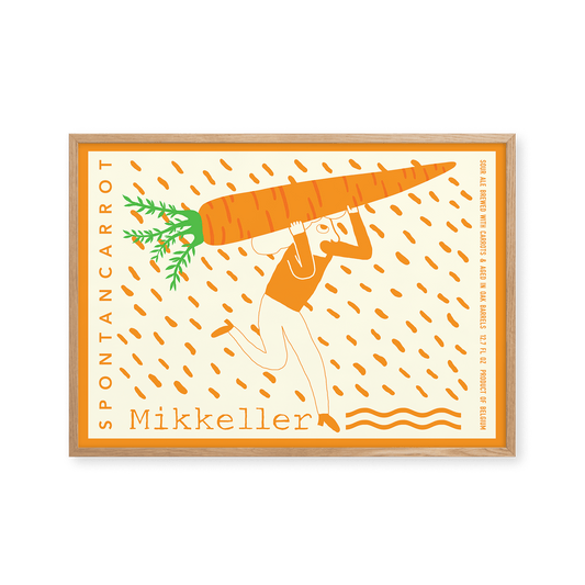 Mikkeller Prints Poster Spontancarrot