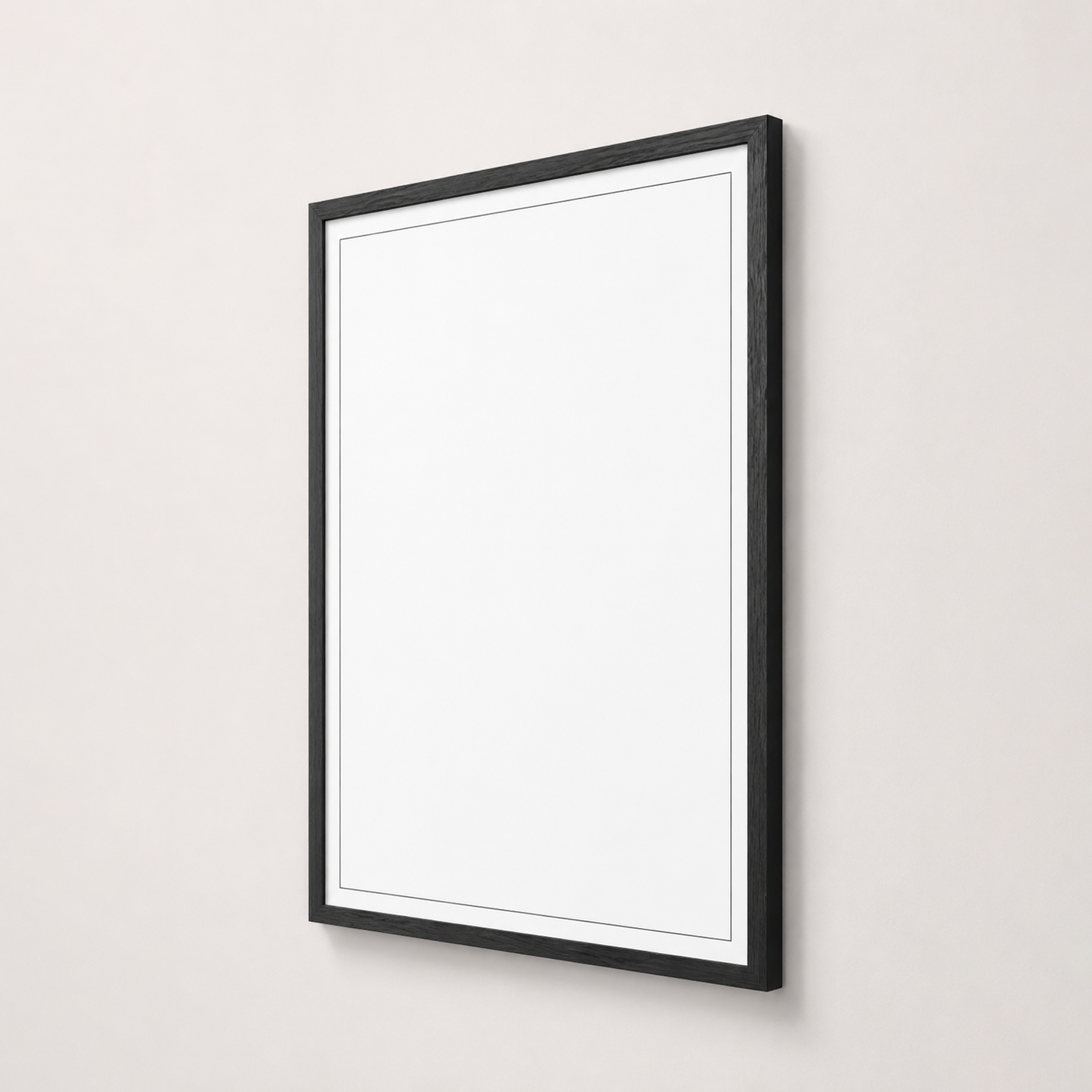 Black Wood Frame