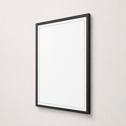 Black Wood Frame